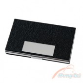 E038簡易盒釉黑不鏽鋼名片夾