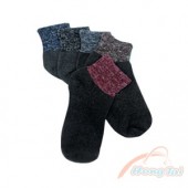 NCZ-5081刷毛竹炭保暖短襪